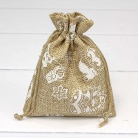 Мешочки из искусственного льна  