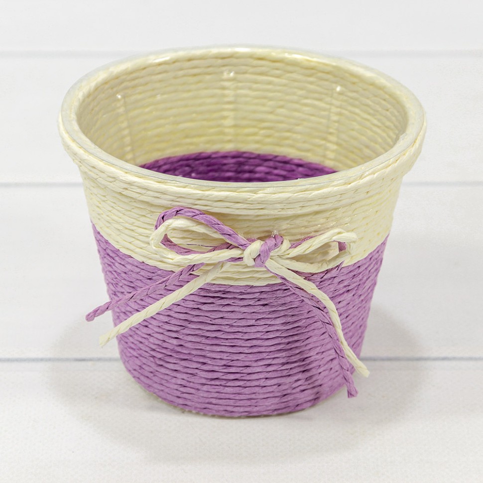 Кашпо плетёное  