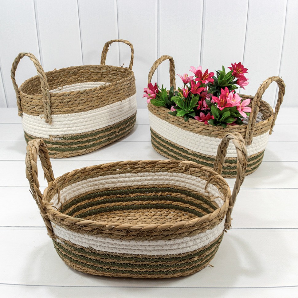 Корзина плетёная   набор     