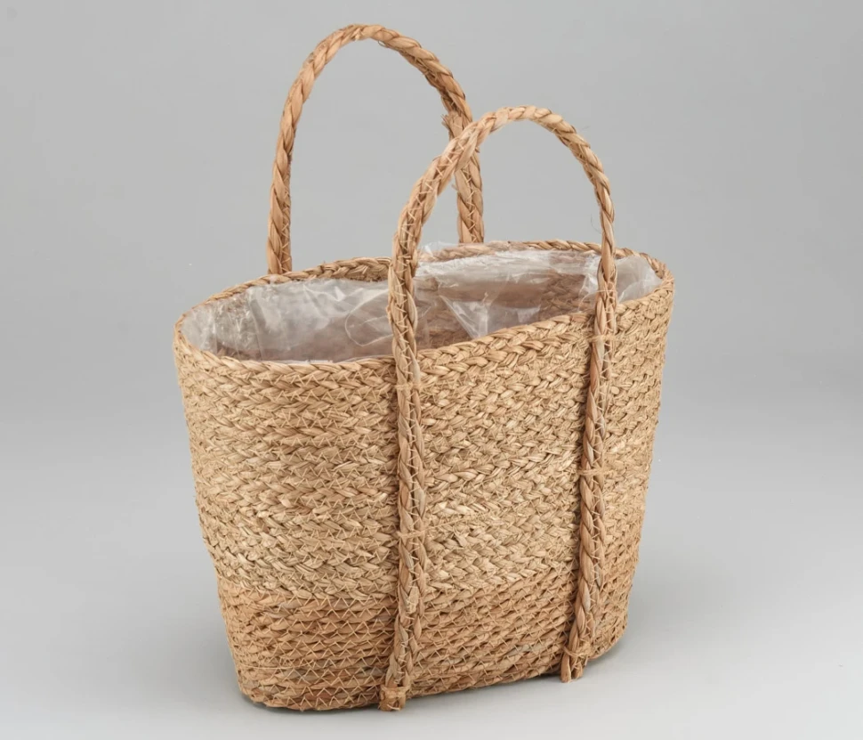 Корзина плетеная набор (рогоз) Корзина плетеная набор (рогоз)