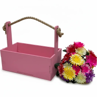 Ящик флористический с ручкой 