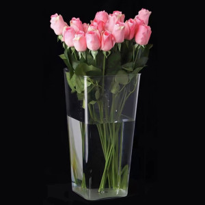 Ваза пластиковая квадратная 